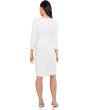 Crepe Peplum Short Dress