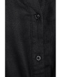 Petite Organic Linen Mandarin Collar Dress