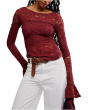 Lace Layering Long Sleeve