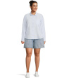 Plus Size Hailey High Rise Long Bermuda-Basic Raw Hem