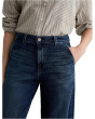 Stella Mid Rise Wide Leg Palazzo Jean In Poise
