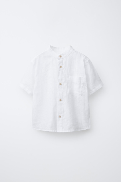 Zara РУБАШКА ИЗ 100% ЛЬНА 510446883-712-18