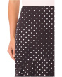 Charmeuse Flouncy Hem Midi Skirt
