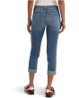 Amy Crop Straight Leg- Roll Up Fray Front Patch Pockets