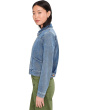 Genevieve Zip Front Jacket With Slant Pockets