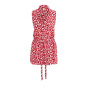 Druckbluse, rot-wei_