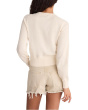 Button-Front Cardigan in 100% Cotton