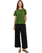 Organic Cotton Slubby Jersey Crew Neck Top