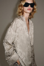 Zara ДВУБОРТНЫЙ ЖАККАРДОВЫЙ ПИДЖАК ZW COLLECTION Каменно-серый