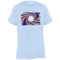 Pretty Green Мужская футболка обычного покроя с логотипом PG Swirl