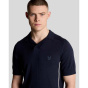 Lyle and Scott Трикотажная рубашка поло с отделкой по швам