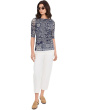 Ruched Sleeve Mesh Top