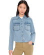 Posey - Long Sleeve Shirt With Frayed Hem