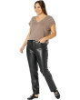 Plus Size Marilyn Straight Jeans in Black