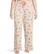 Plus Novelty Long Sleeve Girlfriend Pajama Set