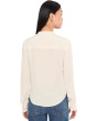 Adrie - Long Sleeve Top With Trim And Shirring