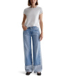 Adria Low Rise Baggy Wide Leg in Mondrian