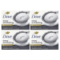 Dove, отшелушивающее мыло для глубокого отшелушивания с угольной пудрой и глицерином, 4 шт. по 106 г (3,75 унции)