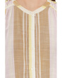 Dolman Button Front Woven Blouse With Shirring