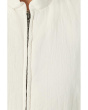 Organic Linen Cotton Crepe Stand Collar Vest