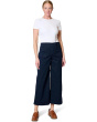 Stretch Chino Wide-Leg Cropped Pants