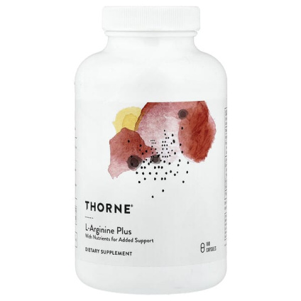 Thorne, Perfusia Plus, аргинин и кофакторы, 180 капсул