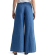 Melinda High-Rise Ultra Wide Palazzo Jeans in Catalina