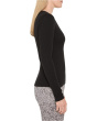 Petite Trimmed Perfect Knit Rib V-neck Top
