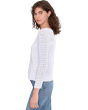 Placed Pointelle Sweater