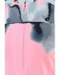 Flare Print Sleeveless Polo