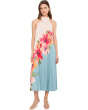 Floral Pleated Chiffon Dress