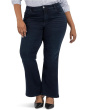 KUT from the Kloth Женская модель большого размера Ana с высокой посадкой Fab Ab Flare-Детская двойная игла по всему телу