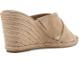 Fisella Cross Band Espadrille Wedge Sandals