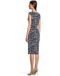 Geo Pebble Side Ruche Dress