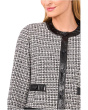 Long Sleeve Tweed Front Pocket Jacket