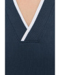 Sleeveless Pique V-neck Dress