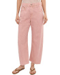 Hattie High-Rise Crop Barrel in Sulfur Sparkling Rose