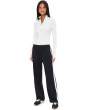 Stevie Active Rib Half Zip Waist Length