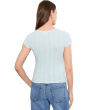 Pointelle Rib Georgia Tee