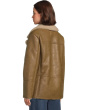 Faux Shearling Peacoat