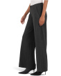 Meg - Wide Leg Pants With Trouser Pockets In Charcoal