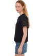 Short Sleeve Combo Cotton Trim Sleeve