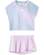 adidas Kids Комплект Skort с искусственным покрытием Aop без рукавов Box Tee (для младенцев)