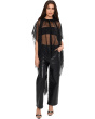 Sez Emb Tulle Cape