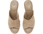 Fisella Cross Band Espadrille Wedge Sandals