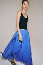 Zara Синяя юбка С ВОЛАНАМИ ZW COLLECTION
