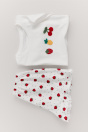 Zara 1 1/2-6 ЛЕТ / ПИЖАМА кремового цвета С МЯКОТЬЮ ХАКЕЛЯ