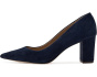 Lanette Suede Block-Heel Pumps