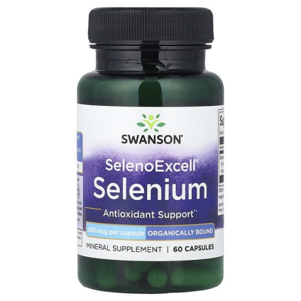 Swanson, SelenoExcell®, селен, 200 мкг, 60 капсул