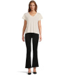 Relaxed Short Sleeve V-Neck Tee